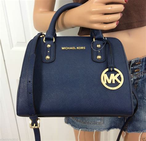 michael kors bag blue navy|Michael Kors handbags baby blue.